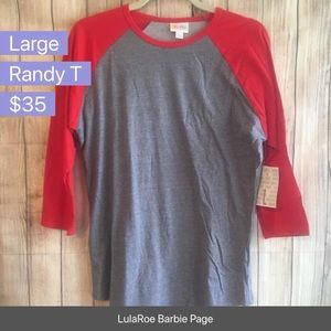 Large NWT Randy T Lularoe